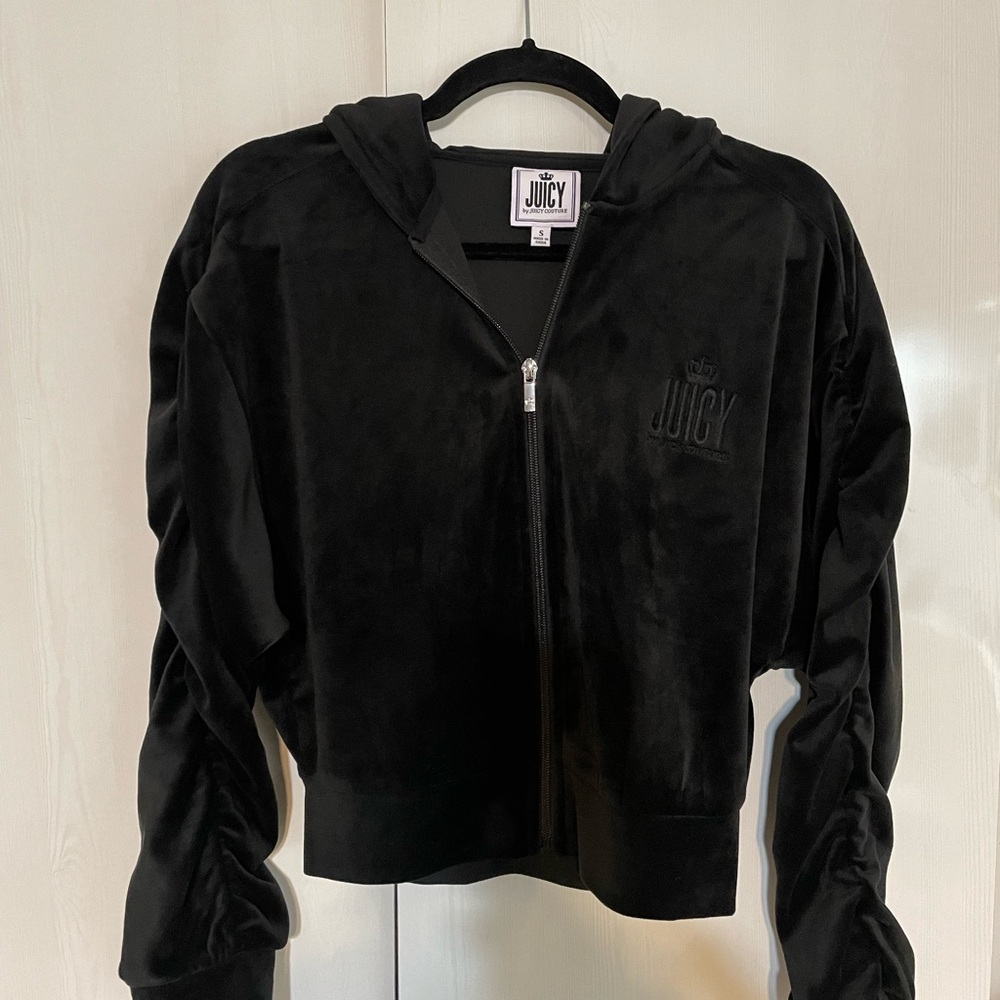 Juicy Couture Black Velour Jacket
